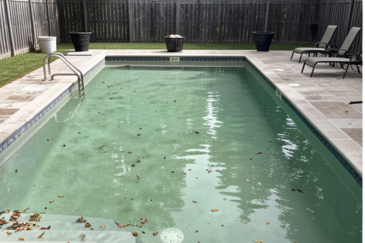 Before pool service photo